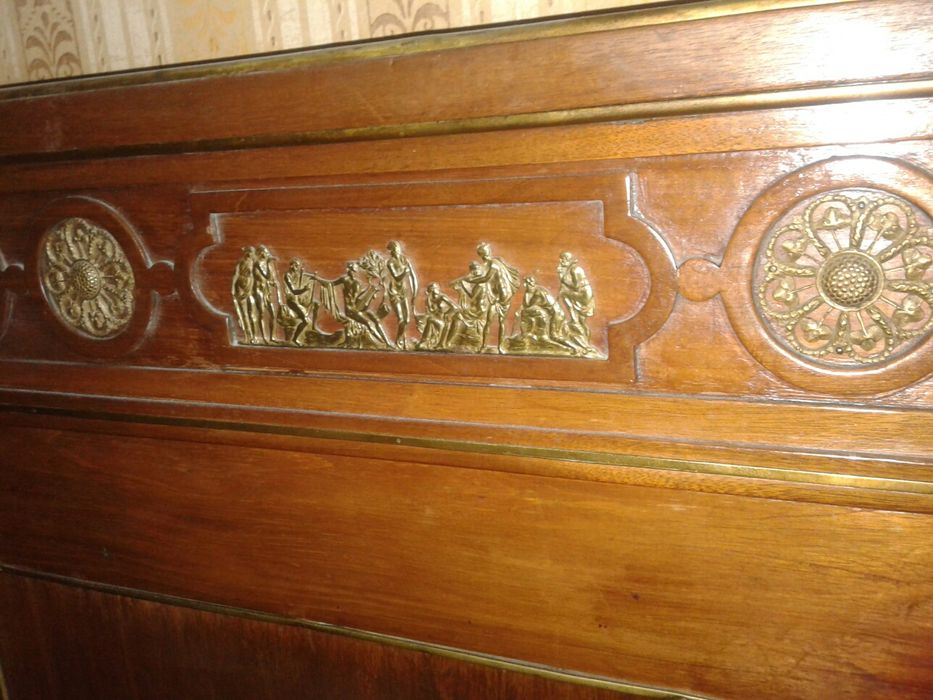 Кровать антикварная 19 век бронза Царская россия