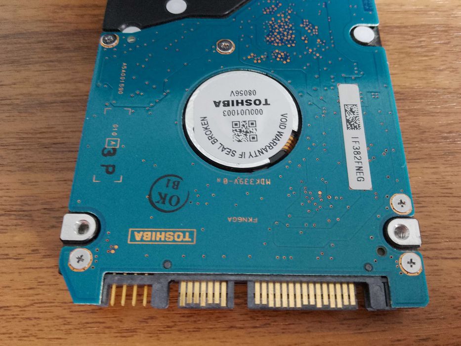 Dysk Toshiba MK2035GSS (HDD, 186 GB, 2,5", SATA)