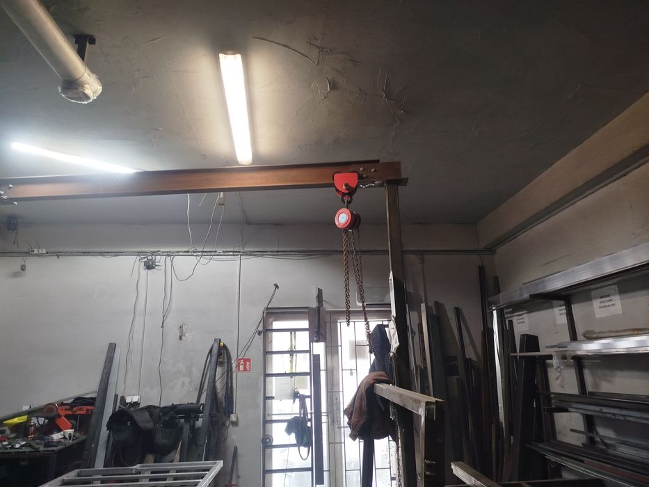 suwnica bramowa jezdna , wyciągarka ręczna, wózek jezdny