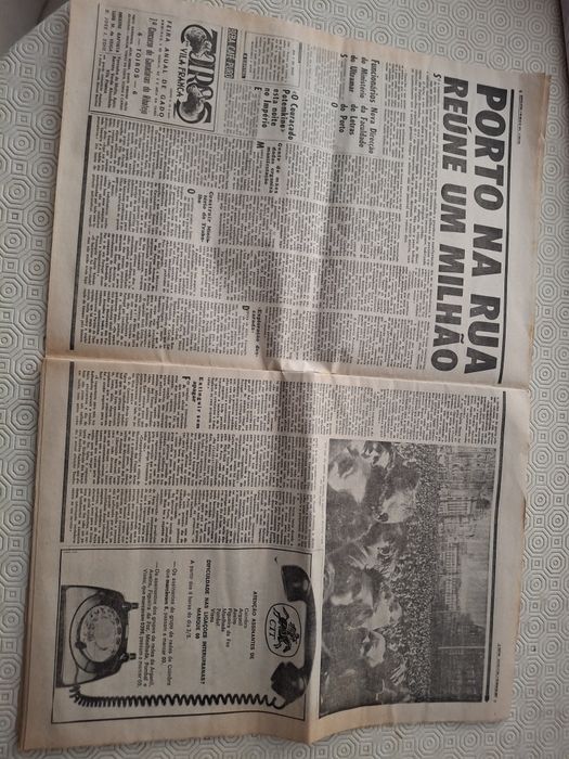 Jornal a capital sobre 1 de maio de 1974