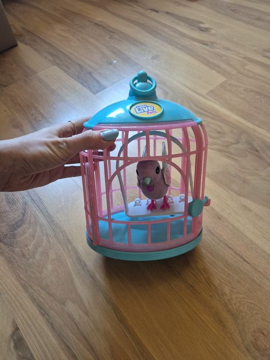 Ptak śpiewający w klatce Little Live pets