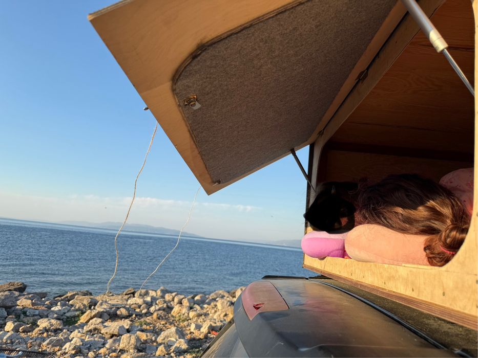 Land rover Range rover Box spanie diy L322 minikamper