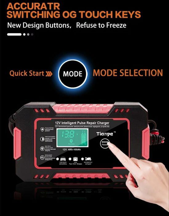 Carregador bateria carro e moto.