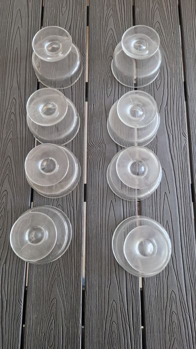 Conjunto 8 taças de vidro