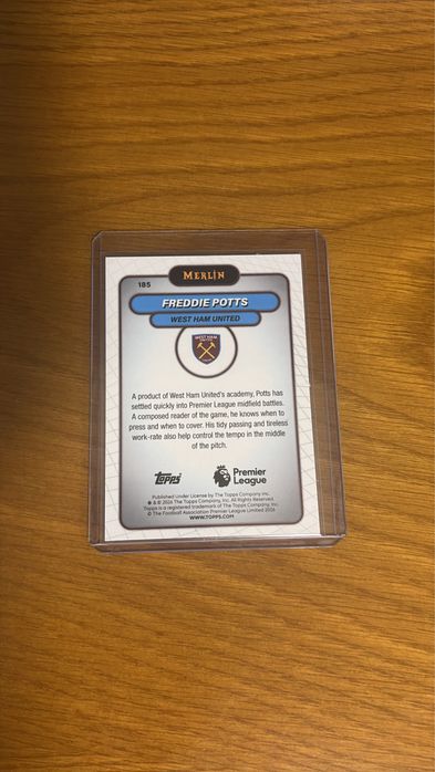 Topps Merlin premier league 2026 Freddie Potts /95
