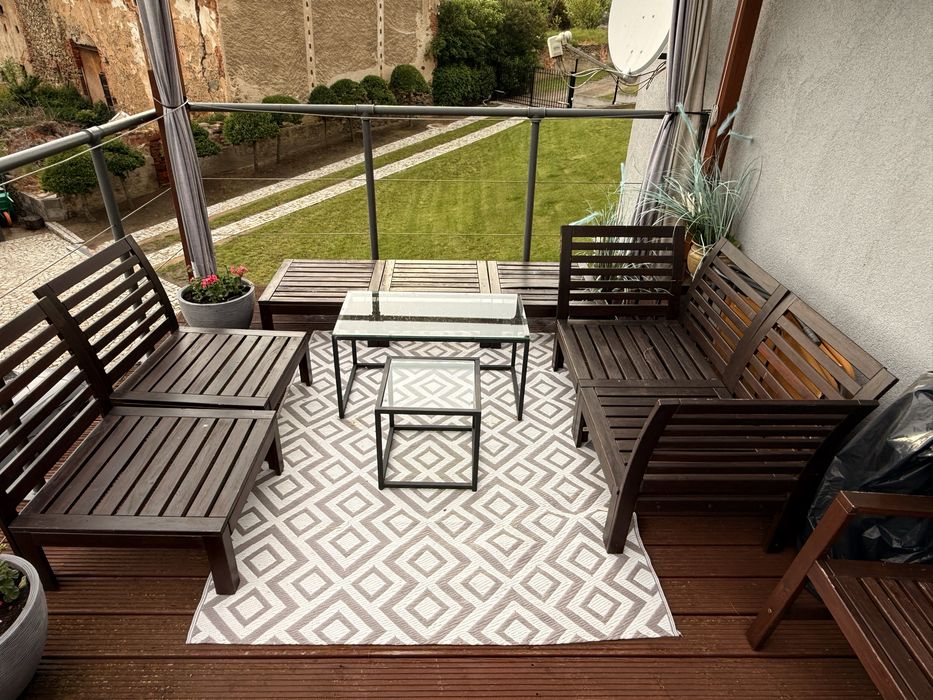 Meble tarasowe IKEA drewiane