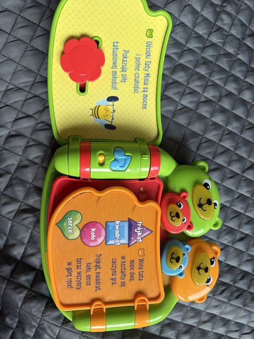 Vtech interaktywna ksiazeczka Misiowa rodzinka Rymowanki przytulanki