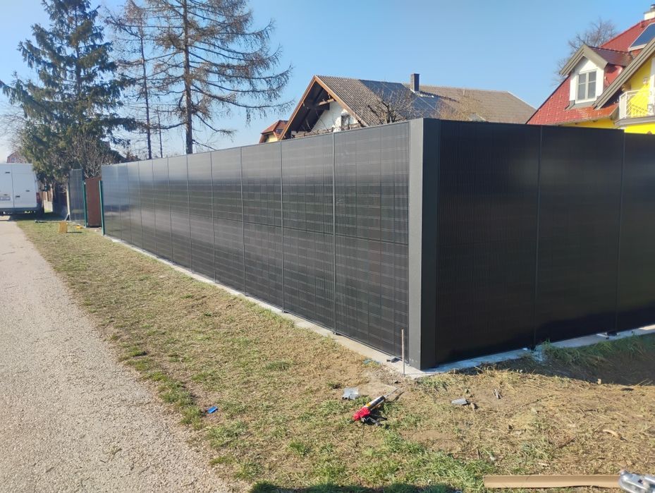 Ogrodzenie PV, Płot Fotowoltaiczny PV z montażem na gotowo
