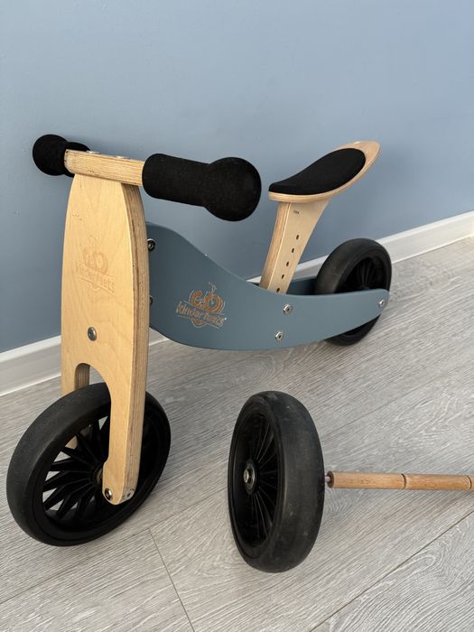 Rowerek biegowy 2 w 1 Kinderfeets bambusowy