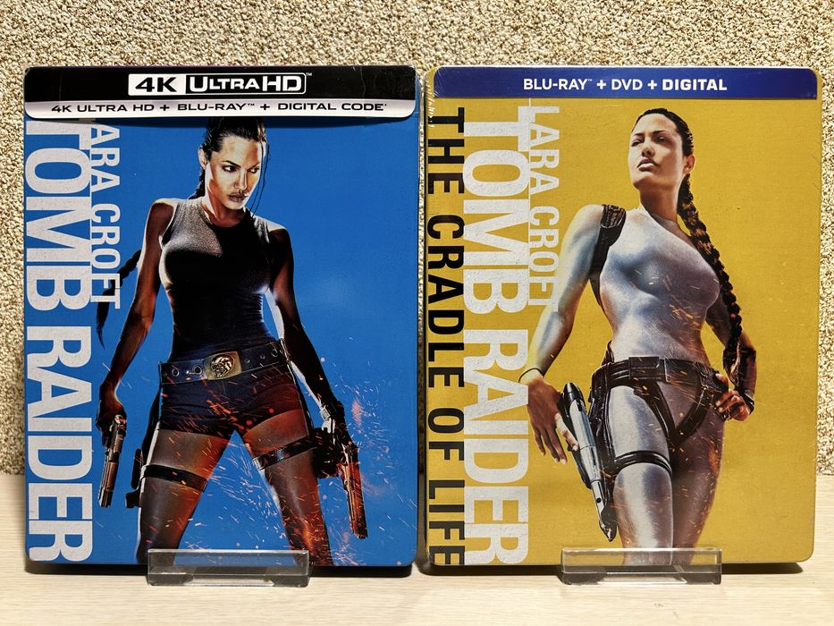 Steelbook 4K Ultra HD Blu-ray Веном 1-3/ Джокер 1-2/ Мег 1-2/ Шазам 1-2/ Лара Крофт 1-2