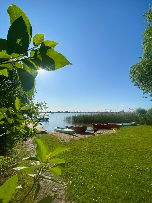 Domek Mazury z sauną z prywatną plażą