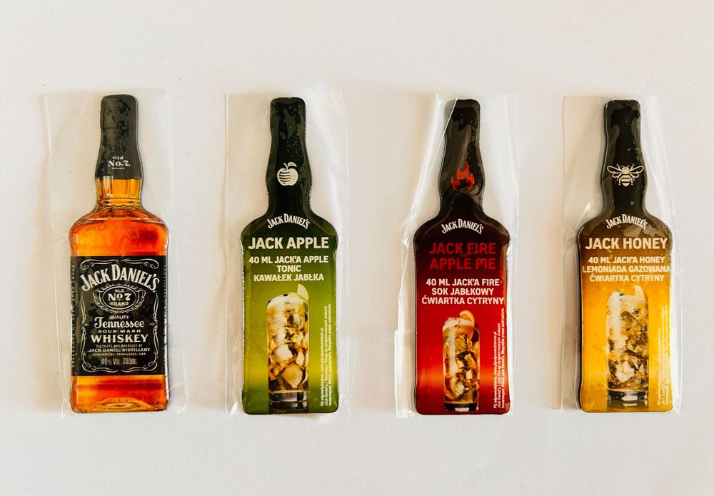 Magnesy na lodówkę Jack Daniel’s - NOWE