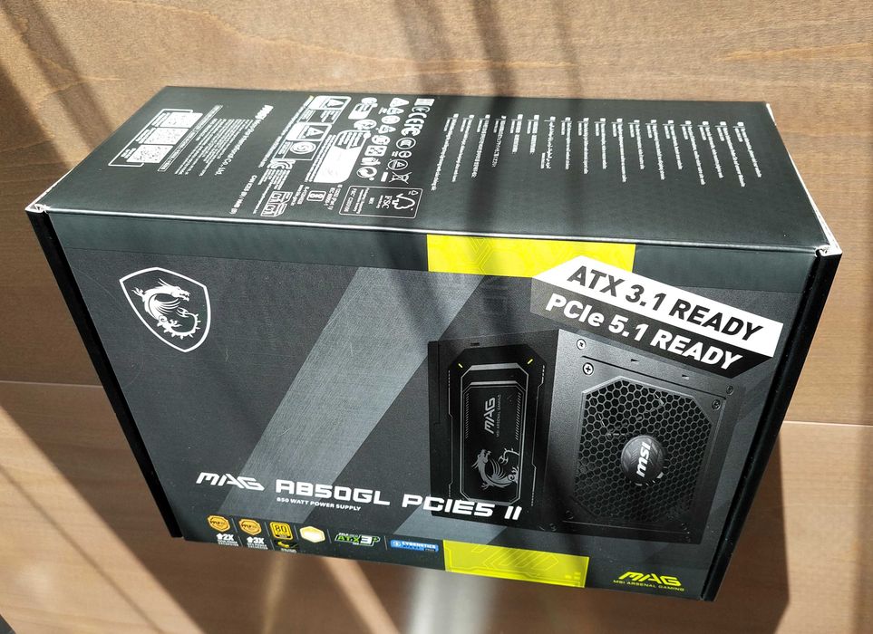 Zasilacz MSI MAG A850GL II 850W 80 Plus Gold PCIe5.1