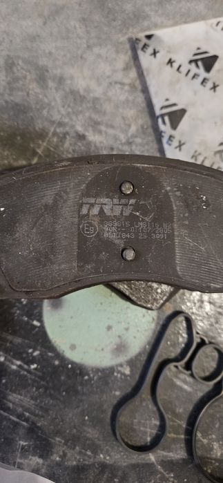 Почти новые колодки Chevrolet Cruze, Opel Astra J Trw и Remsa