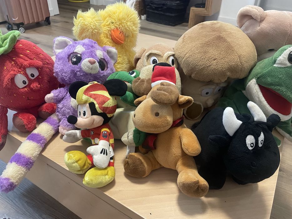 Conjunto de 11 peluches