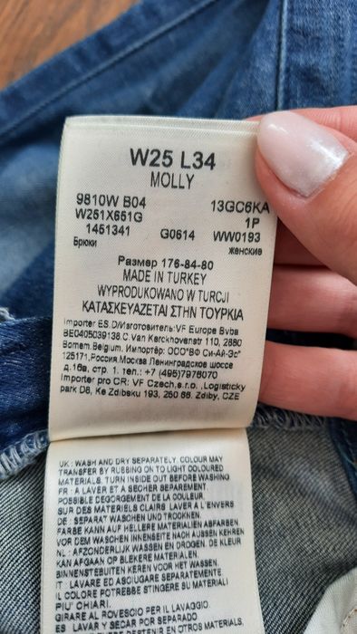 Wrangler Molly W25 L34