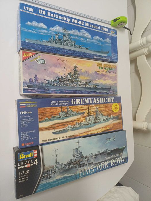Navios de guerra Kit's 4 unidadess