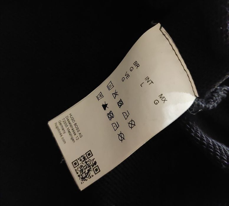 Hugo Boss bluza męska z kapturem organic cotton r. L