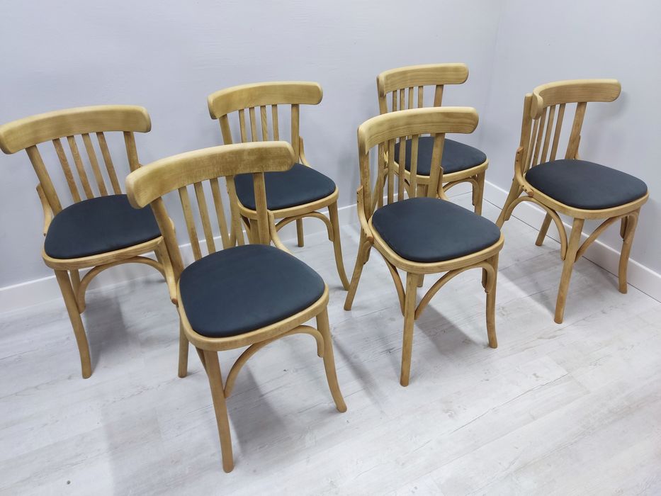 Krzesła Thonet Fameg Radomsko satelitę rustykalne po renowacji