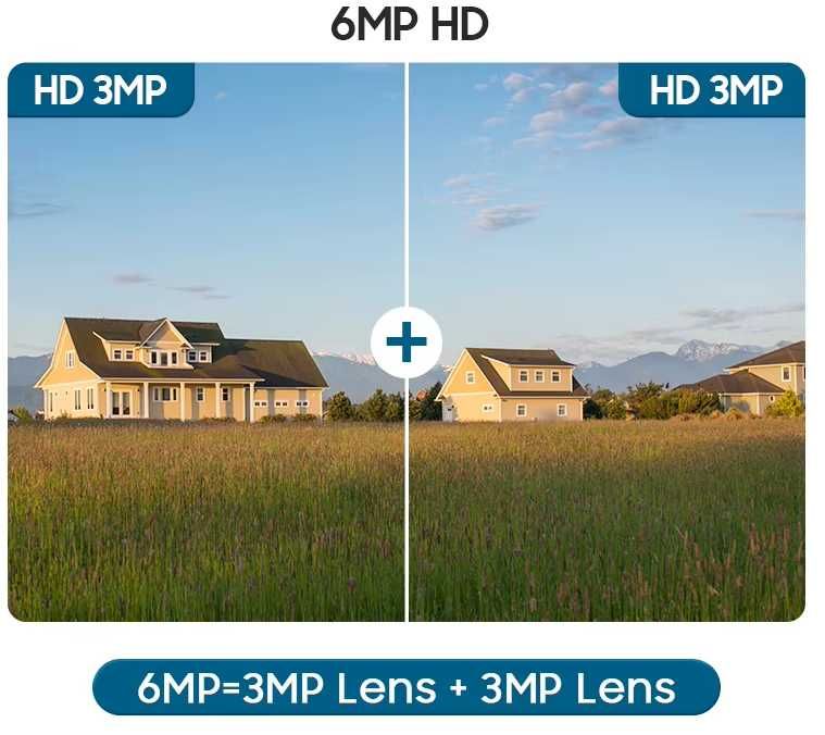 FOTOPUŁAPKA Kamera 6MP 12X zoom na kartę SIM SOLAR 4G PTZ 2 obiektywy‼️ podgląd na telefonie AKUMULATOR na Działkę Budowę ‼️