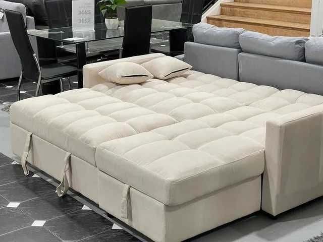 Sofá cama chaise longue bege - entrega gratuita! SÓ 423€