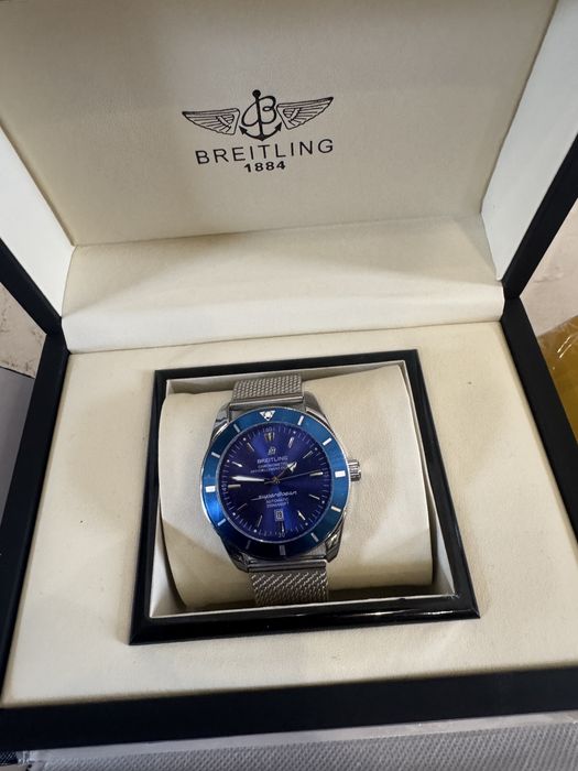 Breitling superocean синій