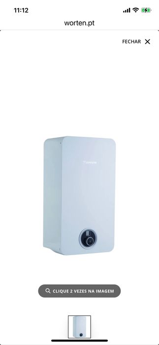 Esquentador Junkers a gas natural