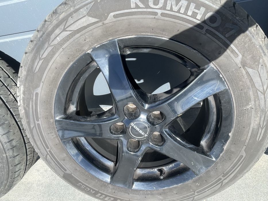 Felgi aluminiowe vw t4 multivan caravella transporter opony 215 60 16C