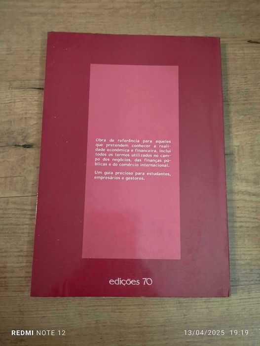 Vocabulário Económico e Financeiro - Edições 70 - 1987