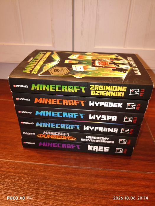Pakiet książek z serii "Minecraft"