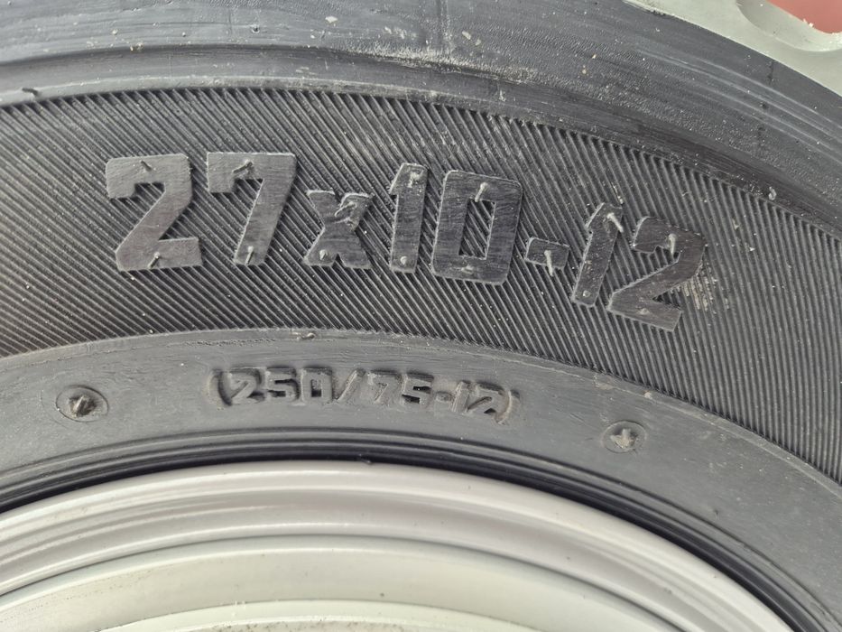 Opony kola 27x10-12  250/75-12