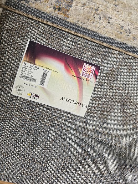 Tapete abstrato Amsterdam 115x170cm multicor Inspire