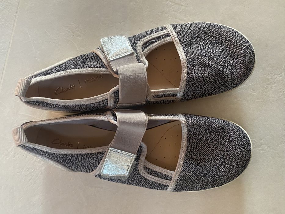 Clarks Trigenic 41 baleriny nowe