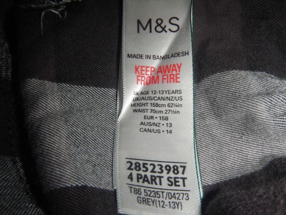 Легкі бавовняні штани marks & spencer p.158см(12-13років)