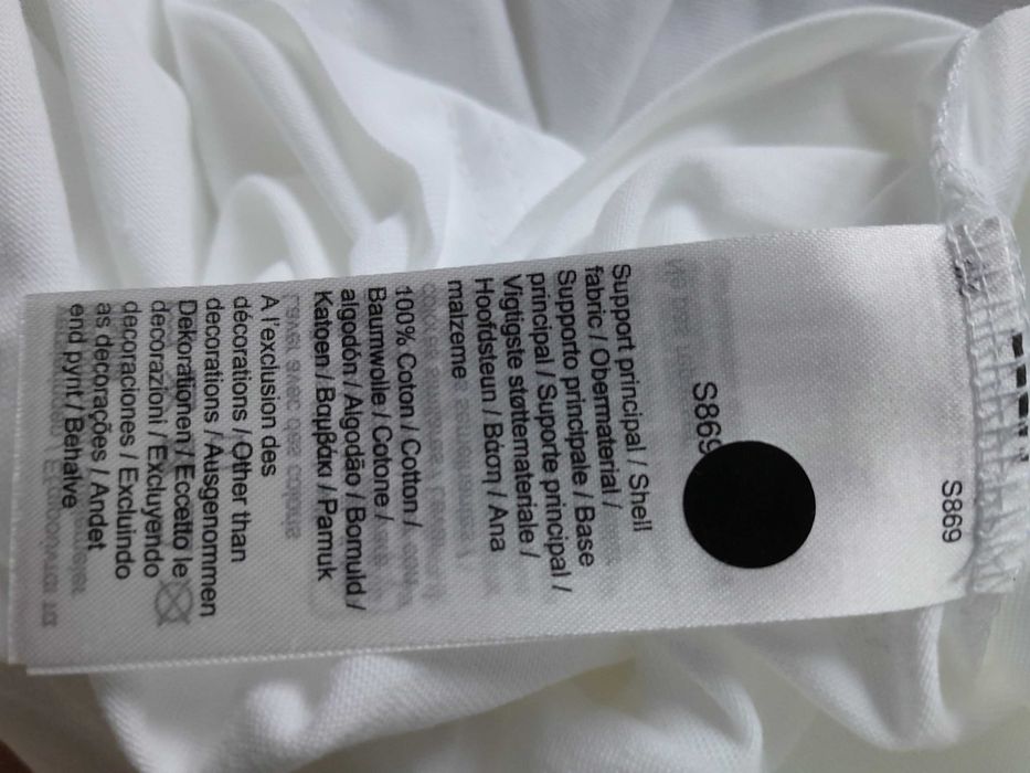 Koszulka biała męska Lacoste