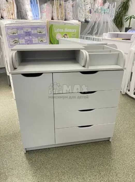 КОМОД -ПЕЛЕНАТОР 90 см Babymax Maxi з боковими полицями. Новий!