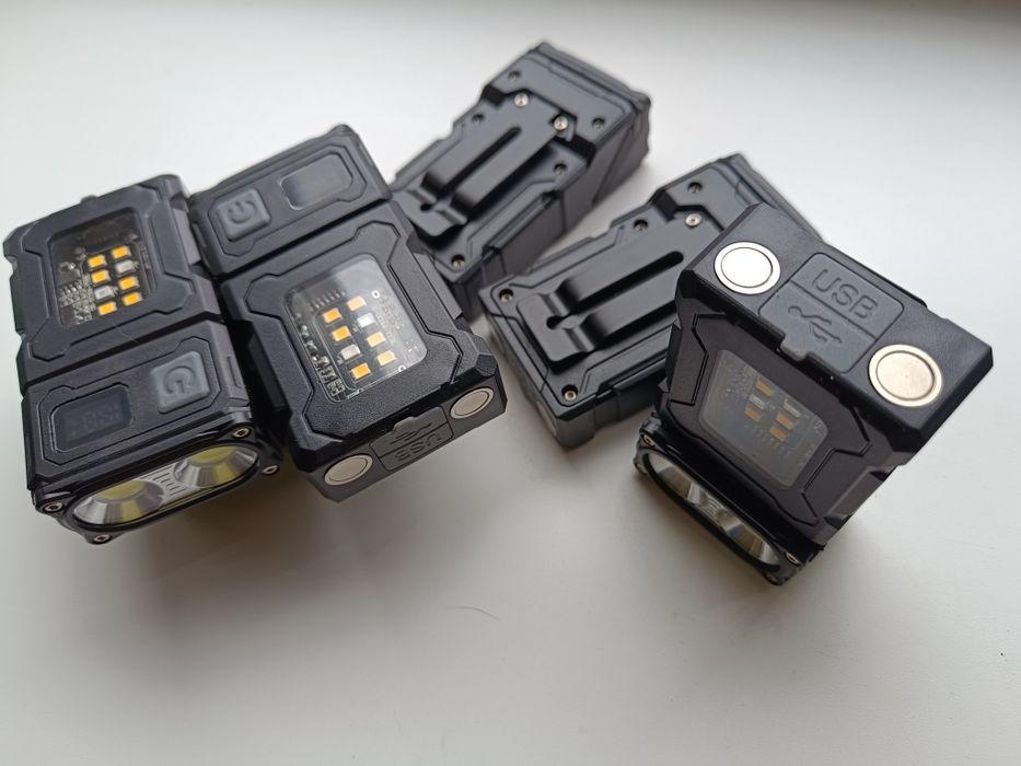 Фонарь тактический повербанк с поворотной головой