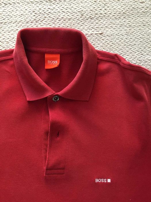 Camisa polo de manga curta -- BOSS orange   Tamanho S  mas é grande
