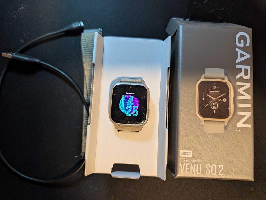 Garmin Venu Sq 2 Music Edition | GPS & Música | Caixa + Bracelete
