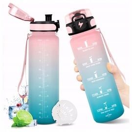 Butelka Na Wodę 1 L Tritan Z Podziałką na cały dzień 1000 ml