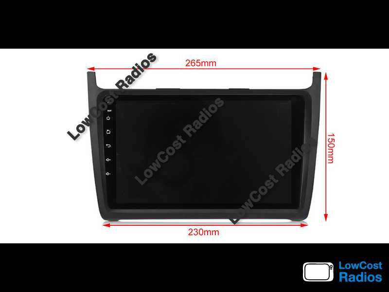 Rádio 2DIN • Volkswagen VW POLO MK5 (2008 a 2017) • Android 15 • GPS