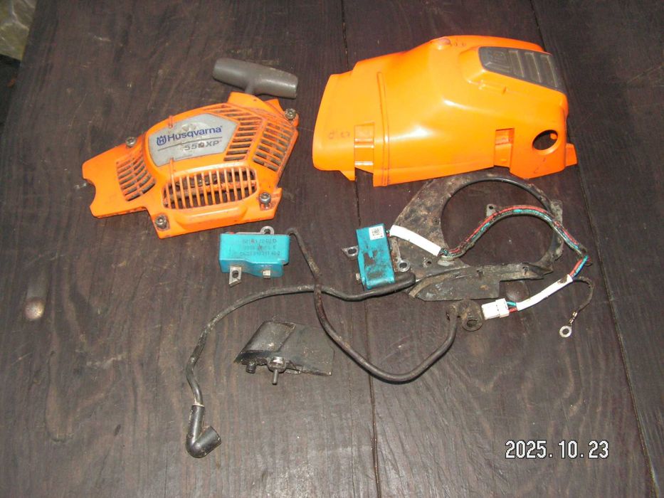 Husqvarna 550 rozrusznik iskrownik osłona silnika/ZAMIENIĘ na od H-40