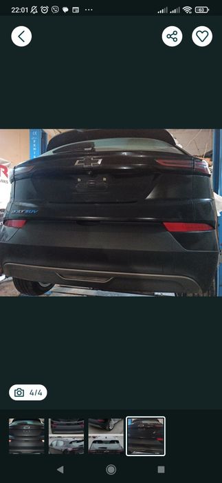 Кришка багажника  Chevrolet bolt EUV