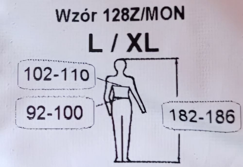 Komplet kurtka spodnie softshell goretex 128Z