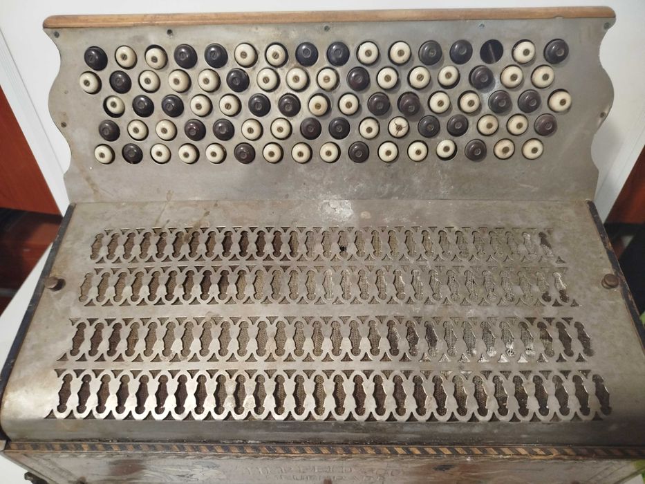 Akordeon guzikowy Heligonka Herfeld & comp antyk Continental ? 1927 ?