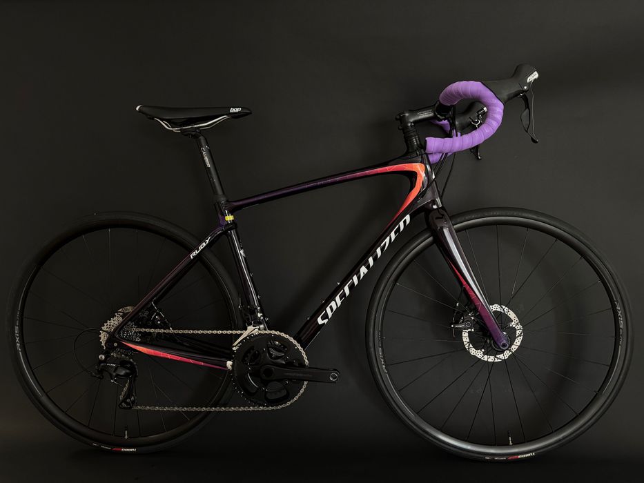 Rower szosowy karbonowy SPECIALIZED RUBY szosa carbon shimano 105 sztywne osie