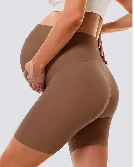 Spodenki ciążowe BAYDI Clouduxi z wysokim stanem 6” L