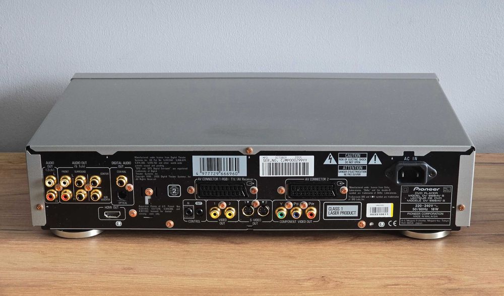 Pioneer DV-668AV SACD CD DVD HDMI Pilot Profesjonalny Odtwarzacz