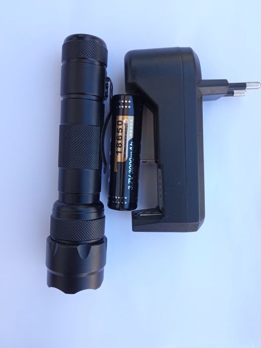 Lanterna Citipower X-5 XML-T6 5modos, bateria carregador