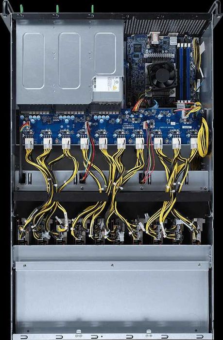 Gigabyte G431-MM0 AMD EPYC 3151 16GB DDR4 10X GPU SFF 4U Rack Server